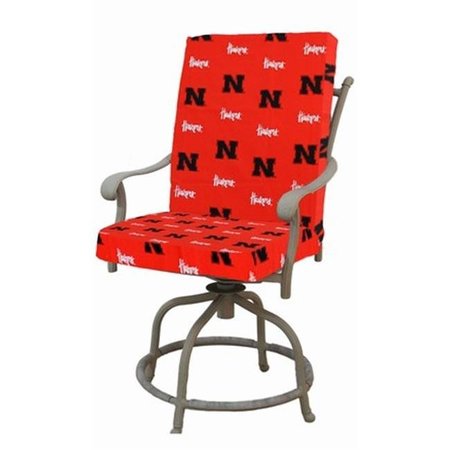 COLLEGE COVERS College Covers NEBCC Nebraska 2pc Chair Cushion NEBCC